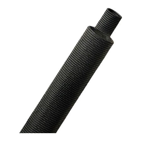 Techflex Techflex 2:1 Fabric Heat Shrink .79in Diameter Dia., 100', Black H2F0.79BK-100
